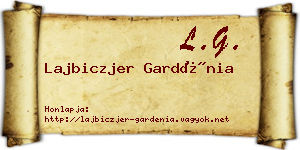 Lajbiczjer Gardénia névjegykártya